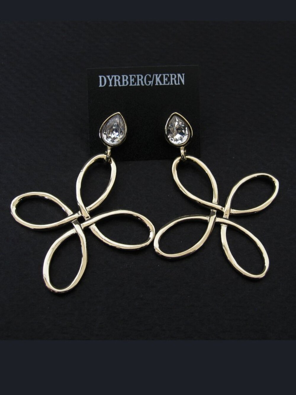 New Dyrberg/Kern Marise Swarovski Crystal earrings